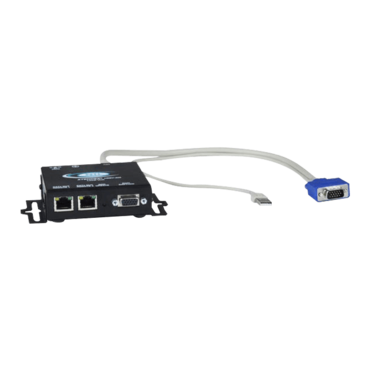 VGA USB KVM Transmitter Supporting Two Remote Users: 300 feet