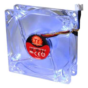 AF0025 80mm, Blue LEDs, 2500 RPM, 32.92 CFM, 28 dBA, Cooling Fan