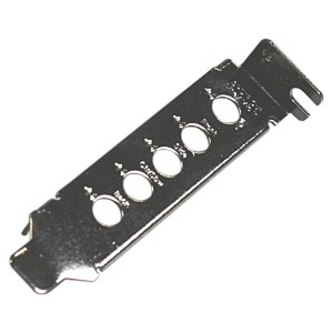 SLBRACKET24 PC Case Slot Bracket for Sound Card, Half-Height, Steel