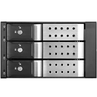 BPN-DE230SS, 2x 5.25" to 3x 3.5", SAS/SATA 6Gb/s, HDD, Silver Hot Swap Module