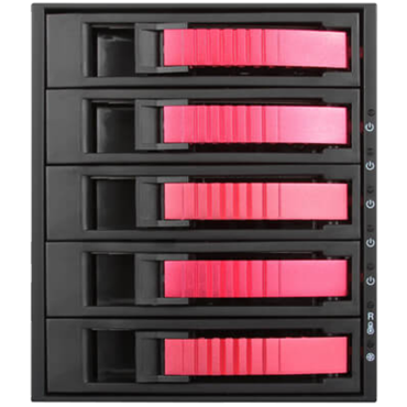 BPU-350SATA, 3x 5.25" to 5x 3.5"/2.5", SAS/SATA 6Gb/s, SSD/HDD, Red Hot Swap Module