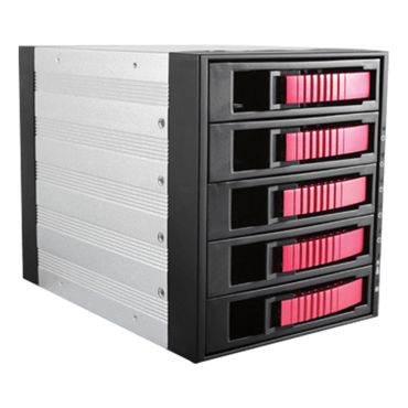 BPU-350SATA, 3x 5.25&quot; to 5x 3.5&quot;/2.5&quot;, SAS/SATA 6Gb/s, SSD/HDD, Red Hot Swap Module