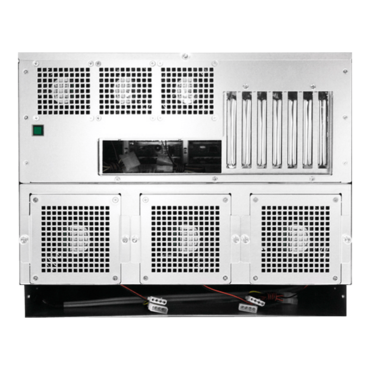 E Storage E8M42, 1x 5.25&quot;, 42x 3.5&quot; Hotswap Bays, No PSU, E-ATX, Black, 8U Chassis