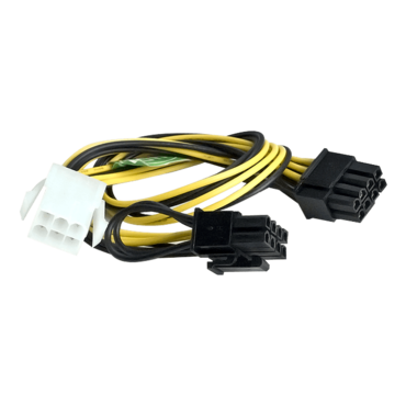 CABLE-EPCIE1628, PCI Express 6pin to Dual 8pin(6+2) Linear Extension Power Converter
