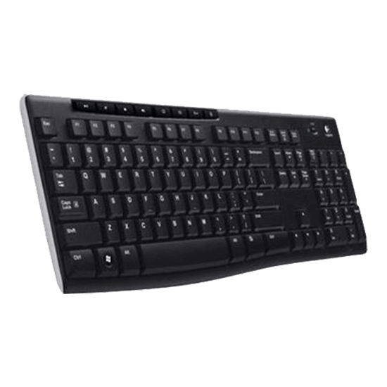 K270, Wireless, Black, Membrane Standard Keyboard
