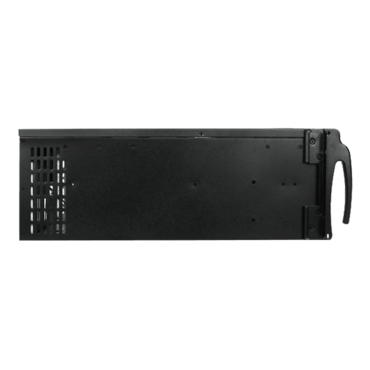 D2-400-7-BLUE, Blue Bezel, 7x 5.25&quot;, 2x 3.5&quot; Drive Bays, No PSU, ATX, Black/Blue, 4U Chassis