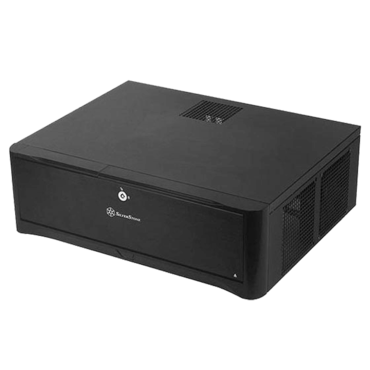 Grandia GD06B, No PSU, microATX, Black, HTPC Case