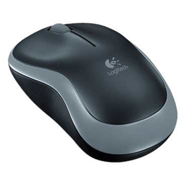 M185, 1000-dpi, Wireless, Grey, Optical Mouse