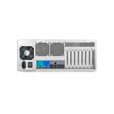 RM42300-F1, 3x 5.25" and 5x 3.5" Drive Bays, No PSU, ATX, Black/Silver, 4U Chassis