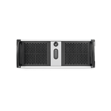 RM42300-F1, 3x 5.25" and 5x 3.5" Drive Bays, No PSU, ATX, Black/Silver, 4U Chassis