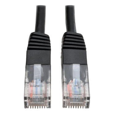 Cat5e 350 MHz Molded (UTP) Ethernet Cable (RJ45 M/M) - Black, 5 ft. (1.52 m)