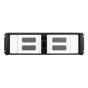 D Storm D-300SASE-SL, Silver Bezel, 2x 5.25&quot;, 4x 3.5&quot; Drive Bays, No PSU, ATX, Black/Silver, 3U Chassis