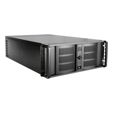 D Storm D-414L-7, Black Bezel, 7x 5.25&quot;, 2x 3.5&quot; Drive Bays, No PSU, Black, 4U Chassis