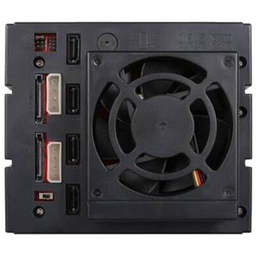 BPU-340SATA Lockable Tray, 3x 5.25&quot; to 4x 3.5&quot;/2.5&quot;, SAS/SATA 6Gb/s, SSD/HDD, Black Hot Swap Module