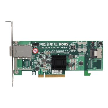 ARC-1320-4i4x, SAS 6Gb/s, 8-Port, PCIe 2.0 x8, Host Bus Adapter, 1x Internal MiniSAS (SFF-8087) Cables included