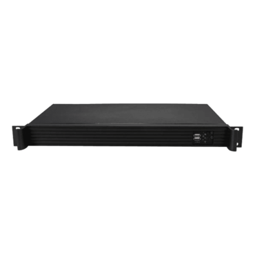 D-118V2-ITX-30FX8, 2x 2.5", 300W PSU, Mini-ITX, Black, 1U Chassis