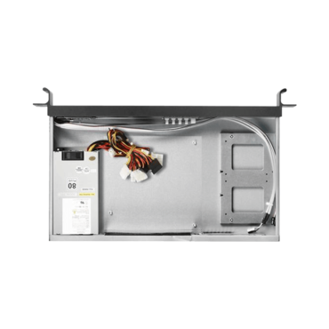 D-118V2-ITX-30FX8, 2x 2.5", 300W PSU, Mini-ITX, Black, 1U Chassis