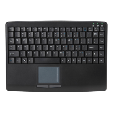 AKB-410UB, w/ Touchpad, Wired, Black, Membrane Slim Keyboard