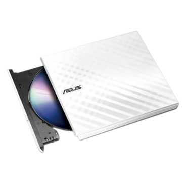 SDRW-08D2S-U, DVD 8x / CD 24x, DVD Disc Burner, USB 2.0, White, Retail External Optical Drive