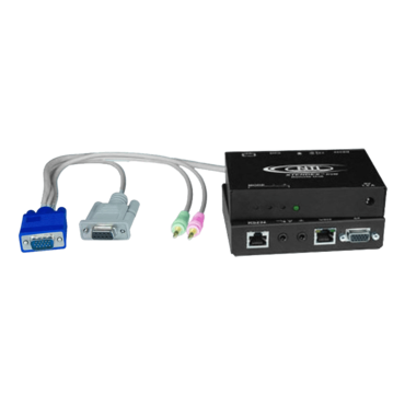 Hi-Res VGA Transmitter with Two-Way Audio and RS232 via CATx to 1,000 feet