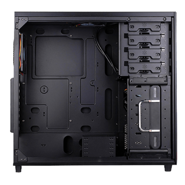 Temjin TJ04B-E, No PSU, ATX, Black, Mid Tower Case