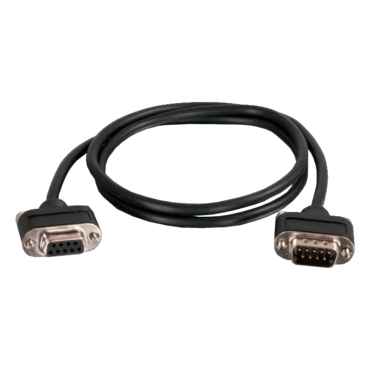 C2G 52184 6ft CMG-Rated DB9 Low Profile Null Modem M-F