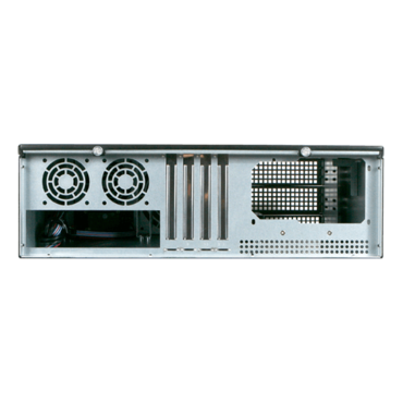 D-313SE-MATX, 2x 5.25", 5x 3.5", Drive Bays, No PSU, microATX, Black, 3U Chassis