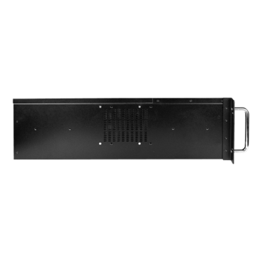 D Storm D410-DE6BK, Black HDD Handle, 6x 3.5" Hotswap Bays, No PSU, E-ATX, Black, 4U Chassis