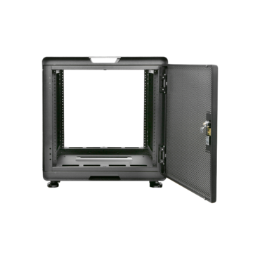 WS-1070B, 10U, 700mm Depth, Threaded Rails Audio Video Rackmount Cabinet