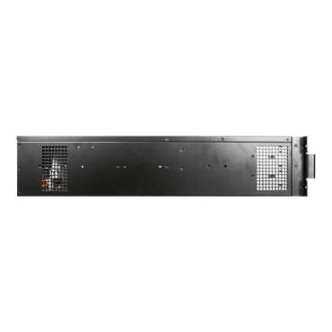 E306L-B5SL, Silver HDD Handle, 3x 5.25", 3x 3.5" Drive Bays, 5x 3.5" Hotswap Bays, No PSU, E-ATX, Black/Silver, 3U Chassis