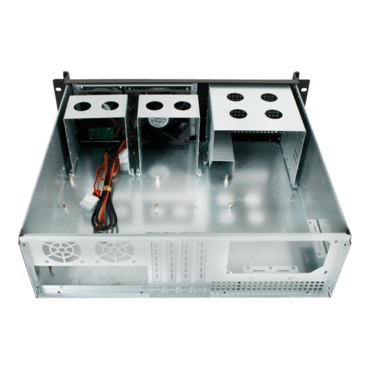 D-313SE-MATX-DT, 2x 5.25", 5x 3.5", Drive Bays, No PSU, microATX, Black, 3U Chassis