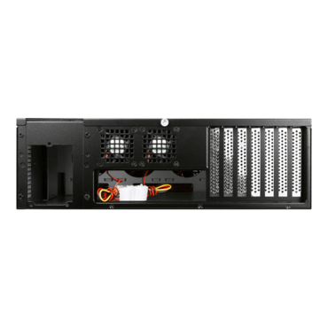 E306L-DE6SL, Silver HDD Handle, 2x 5.25", 3x 3.5" Drive Bays, 6x 3.5" Hotswap Bays, No PSU, E-ATX, Black/Silver, 3U Chassis