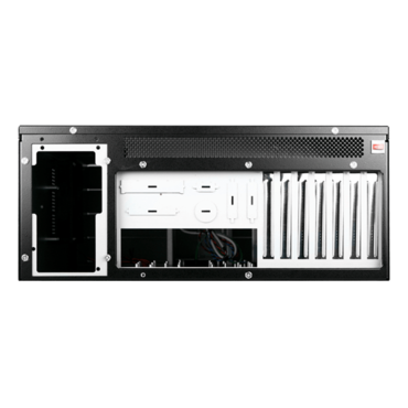 D Storm D410-DE8BL, Blue HDD Handle, 8x 3.5" Hotswap Bays, No PSU, E-ATX, Black/Blue, 4U Chassis