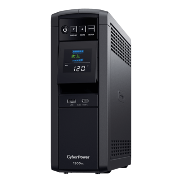 CP1500PFCLCDTAA, LCD, 1500 VA/1000 W, Sine Wave, Tower UPS - TAA Compliant