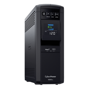 CP1500PFCLCDTAA, LCD, 1500 VA/1000 W, Sine Wave, Tower UPS - TAA Compliant