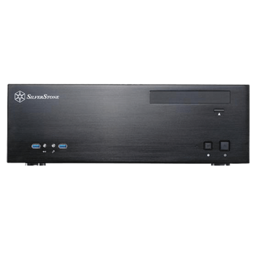 Grandia GD04, No PSU, microATX, Black, HTPC Case