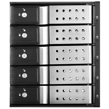 BPN-DE350SS, 3x 5.25&quot; to 5x 3.5&quot;, SAS/SATA 6Gb/s, HDD, Silver Hot Swap Module