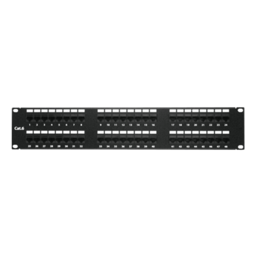 WA-PP48-C6 48 Ports 2U Cat6 Patch Panel