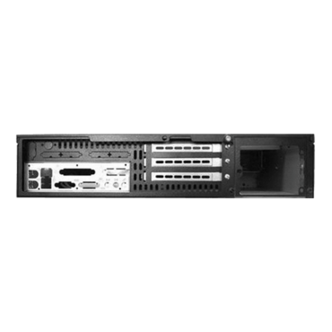 D Storm D-200L-T, 1x Slim 5.25", 2x 5.25", 1x 3.5" Drive Bays, No PSU, E-ATX, Black, 2U Chassis