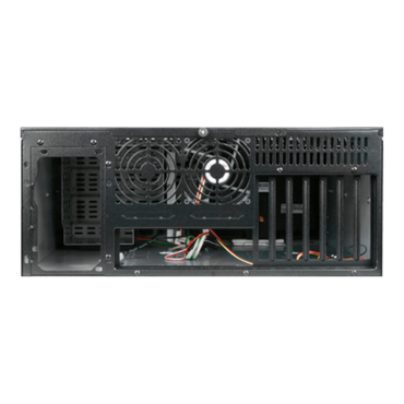 D Storm D-407LSE-BK-TS859, Black Bezel, w/ 8" Touch Screen LCD, 3x 5.25", 1x 3.5" Drive Bays, No PSU, E-ATX, Black, 4U Chassis