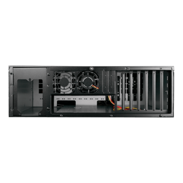 D Storm D-300L-SL-TS669, Silver Bezel, w/ 7" Touch Screen LCD, 2x 5.25", 2x 3.5" Drive Bays, No PSU, E-ATX, Black/Silver, 3U Chassis