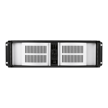 D Storm D-300L-SL-TS669, Silver Bezel, w/ 7&quot; Touch Screen LCD, 2x 5.25&quot;, 2x 3.5&quot; Drive Bays, No PSU, E-ATX, Black/Silver, 3U Chassis