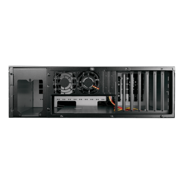 D Storm D-300L-BK-TS669, Black Bezel, w/ 7" Touch Screen LCD, 2x 5.25", 2x 3.5" Drive Bays, No PSU, E-ATX, Black, 3U Chassis