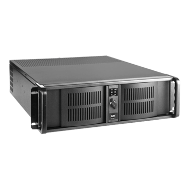 D Storm D-300-BK-TS669, w/ 7&quot; Touch Screen LCD, Black Bezel, 2x 5.25&quot;, 2x 3.5&quot; Drive Bays, No PSU, ATX, Black, 3U Chassis