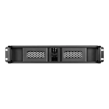 D Storm D-200SE-BK, Black Bezel, 2x 5.25", 2x3.5" Drive Bay, No PSU, ATX, Black, 2U Chassis