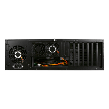 D Storm D-300-FS-BLUE, Blue Bezel, 2x 5.25&quot;, 6x 3.5&quot; Drive Bays, No PSU, ATX, Black/Blue, 3U Chassis