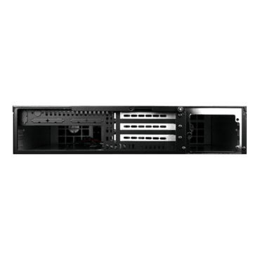D Storm D-200LSE-SL, Silver Bezel, 2x 5.25", 2x 3.5" Drive Bays, No PSU, E-ATX, Black/Silver, 2U Chassis
