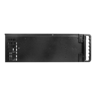 D Storm D407P-DE4RD, Red HDD Handle, 4x 5.25", 2x 3.5" Drive Bays, 4x 3.5" Hotswap Bays, No PSU, ATX, Black/Red, 4U Chassis