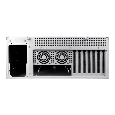 D416-DE4BK, Black HDD Handle, 3x 5.25", 2x 3.5" Drive Bays, 4x 3.5" Hotswap Bays, No PSU, ATX, Black, 4U Chassis