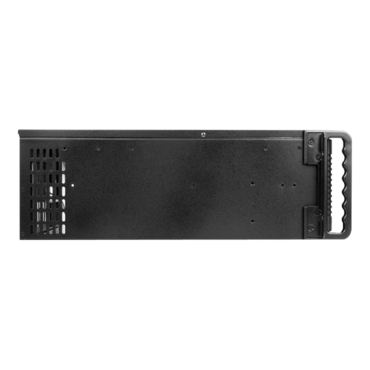 D Storm D407P-DE4BK, Black HDD Handle, 4x 5.25", 2x 3.5" Drive Bays, 4x 3.5" Hotswap Bays, No PSU, ATX, Black, 4U Chassis